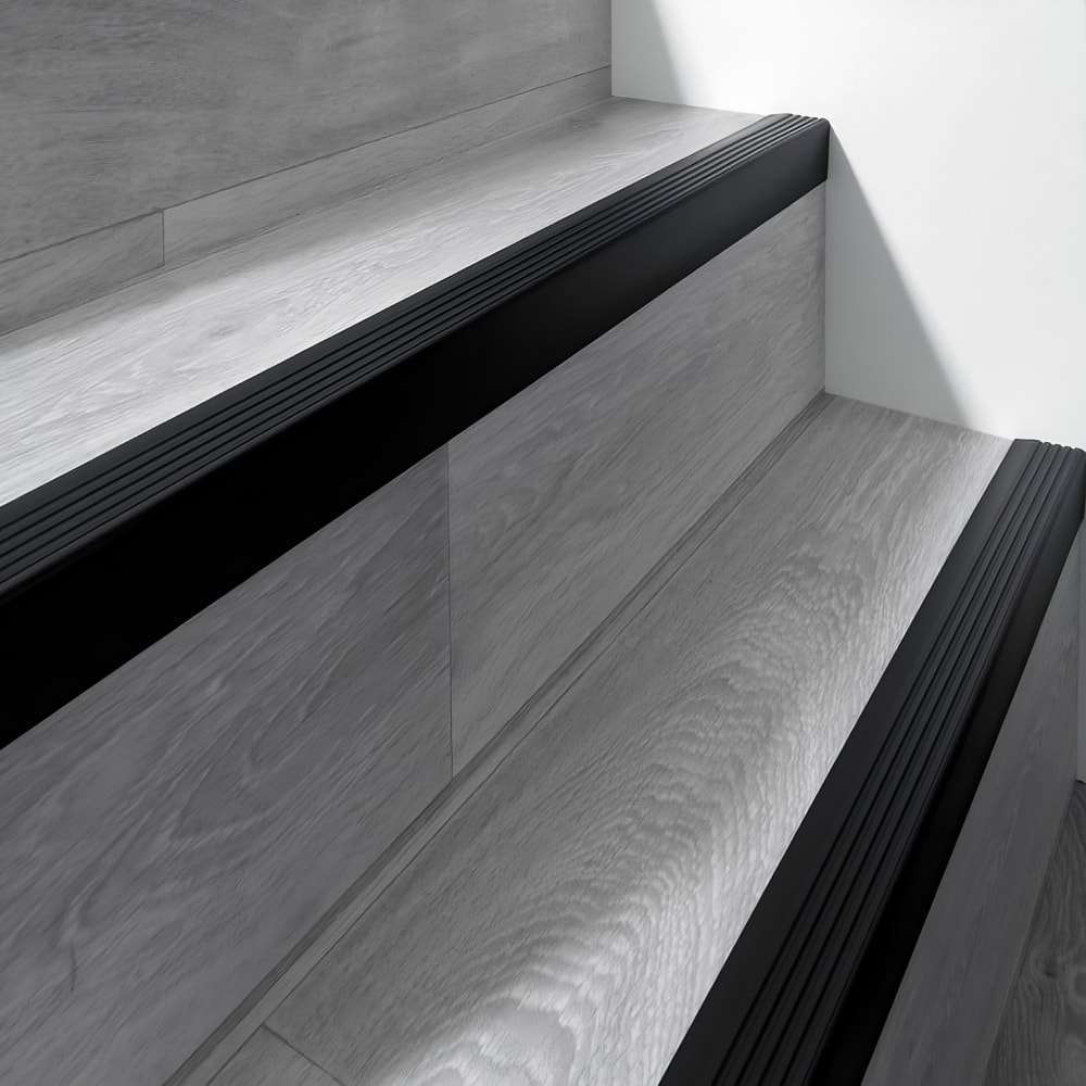PVC Flexible Stair Nosing 50x42mm – Non-Slip Trim | Stair Nosing UK