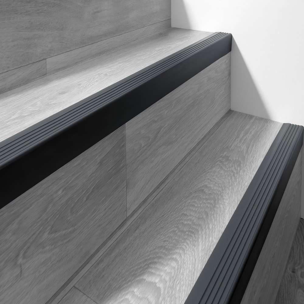 PVC Flexible Stair Nosing 50x42mm – Non-Slip Trim | Stair Nosing UK