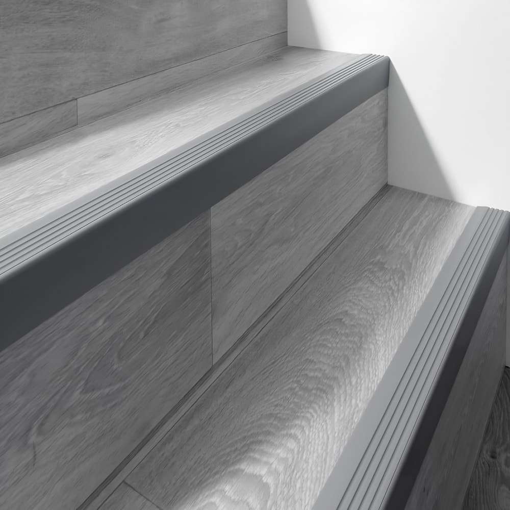 PVC Flexible Stair Nosing 50x42mm – Non-Slip Trim | Stair Nosing UK