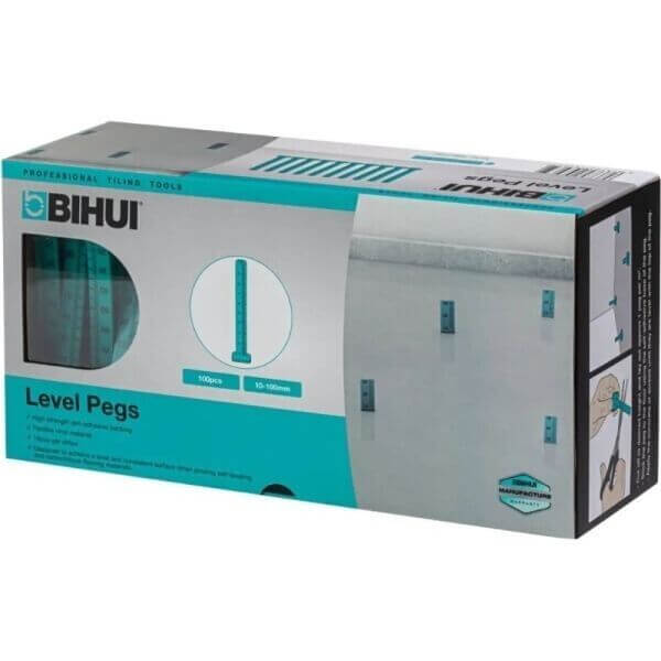 Bihui Self Levelling Flooring Pegs (100 Pack) Gauge