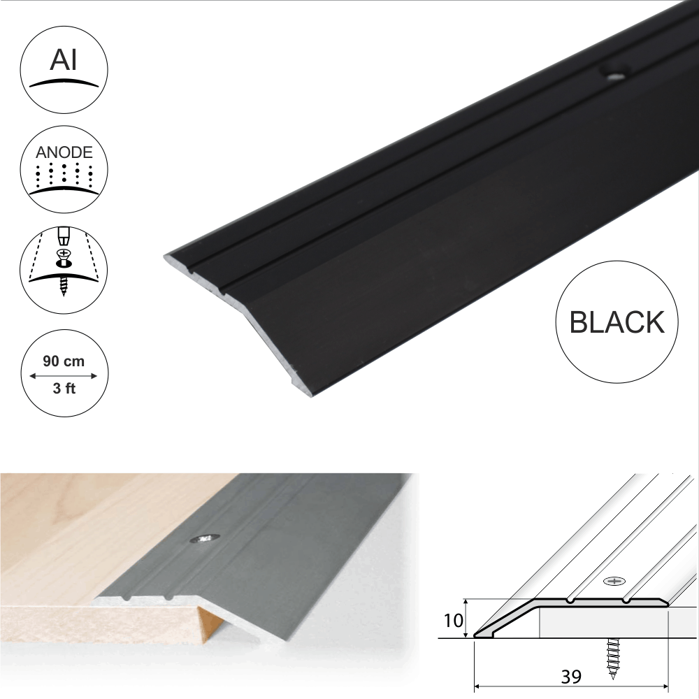 Anodised Aluminium Door Threshold Ramp Profile