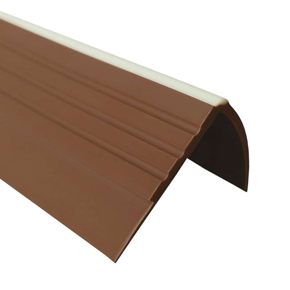 Flexible Luminescent Non-Slip PVC Stair Nosing 40x40mm 730-RDFL