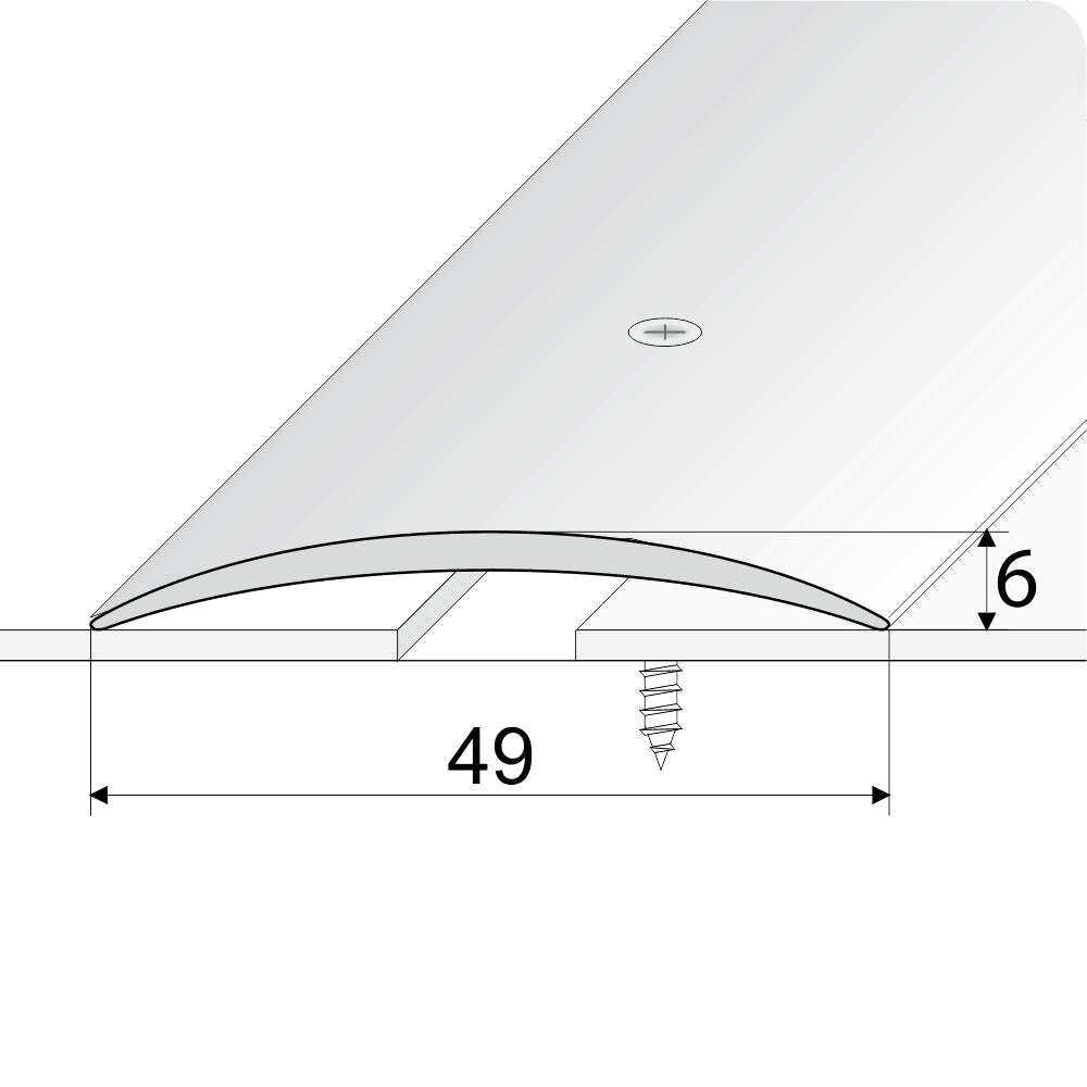 Anodised Aluminium Door Threshold Strip