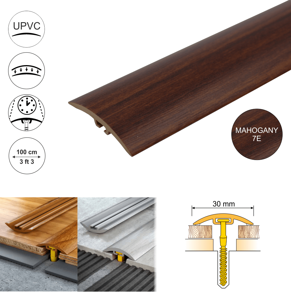 Pvc Wood Effect Door Threshold Strip