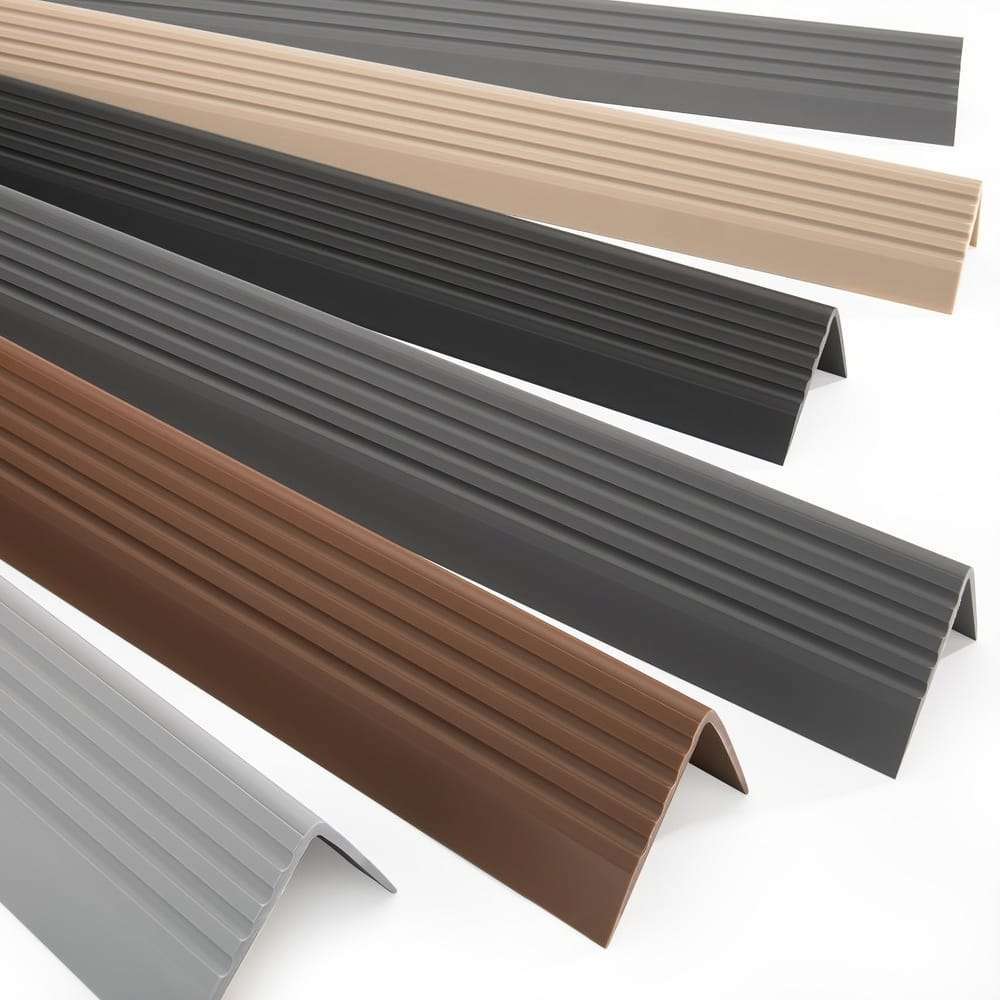 PVC Flexible Stair Nosing 50x42mm – Non-Slip Trim | Stair Nosing UK