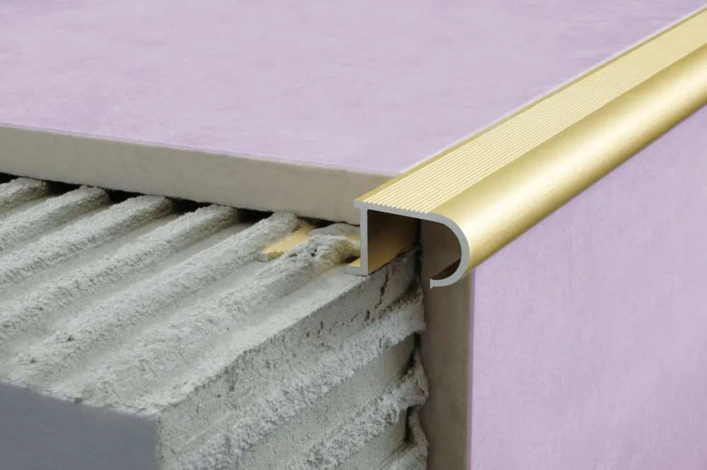 Aluminium Stair Nosing Edge Trim Step Edging For Tiles