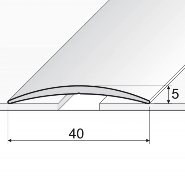  Anodised Aluminium Self Adhesive Door Threshold Strip