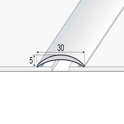 Anodised Aluminium Self Adhesive Door Threshold Strip