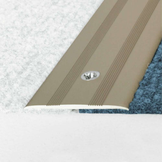 35mm Anodised Aluminium Flat Door Threshold Profile