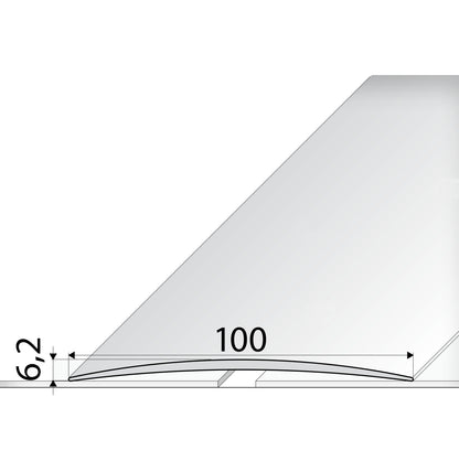 100mm Anodised Aluminium Self Adhesive Door Threshold Strip