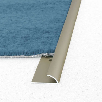 Anodised Aluminium Single Edge Carpet Profile