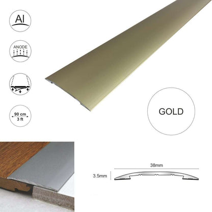 Self Adhesive Euro Cover Strip Wood Vinyl Tile Door Bar Threshold Trim