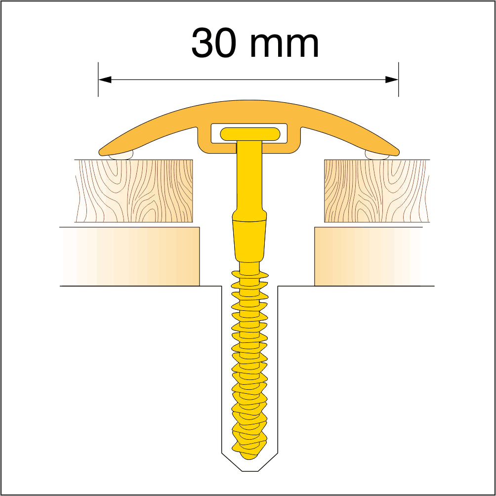  Pvc Wood Effect Door Threshold Strip