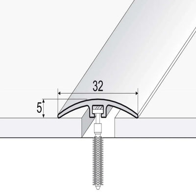 Pvc Wood Effect Door Threshold Strip