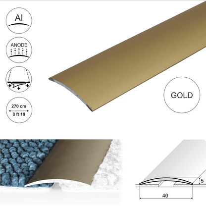 Anodised Aluminium Self Adhesive Door Threshold Strip