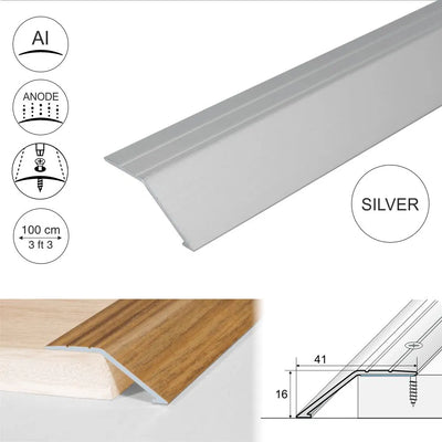 Anodised Aluminium Door Threshold Ramp Profile