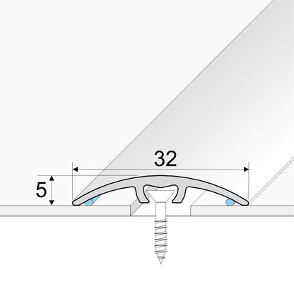  Anodised Aluminium Door Threshold Strip