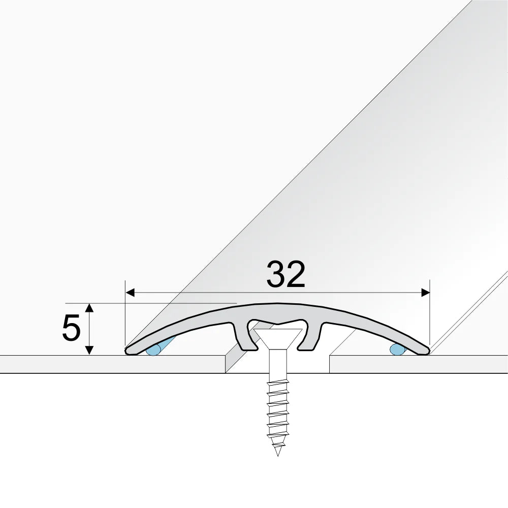  Anodised Aluminium Door Threshold Strip