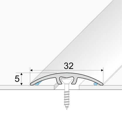  Anodised Aluminium Door Threshold Strip