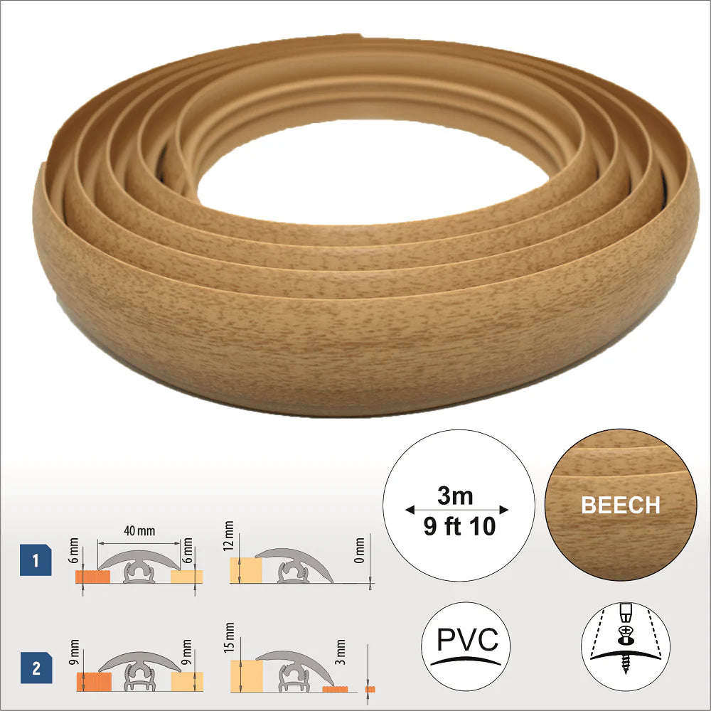  Flex Line Pvc Flexible Flooring Transition Profile Door Threshold