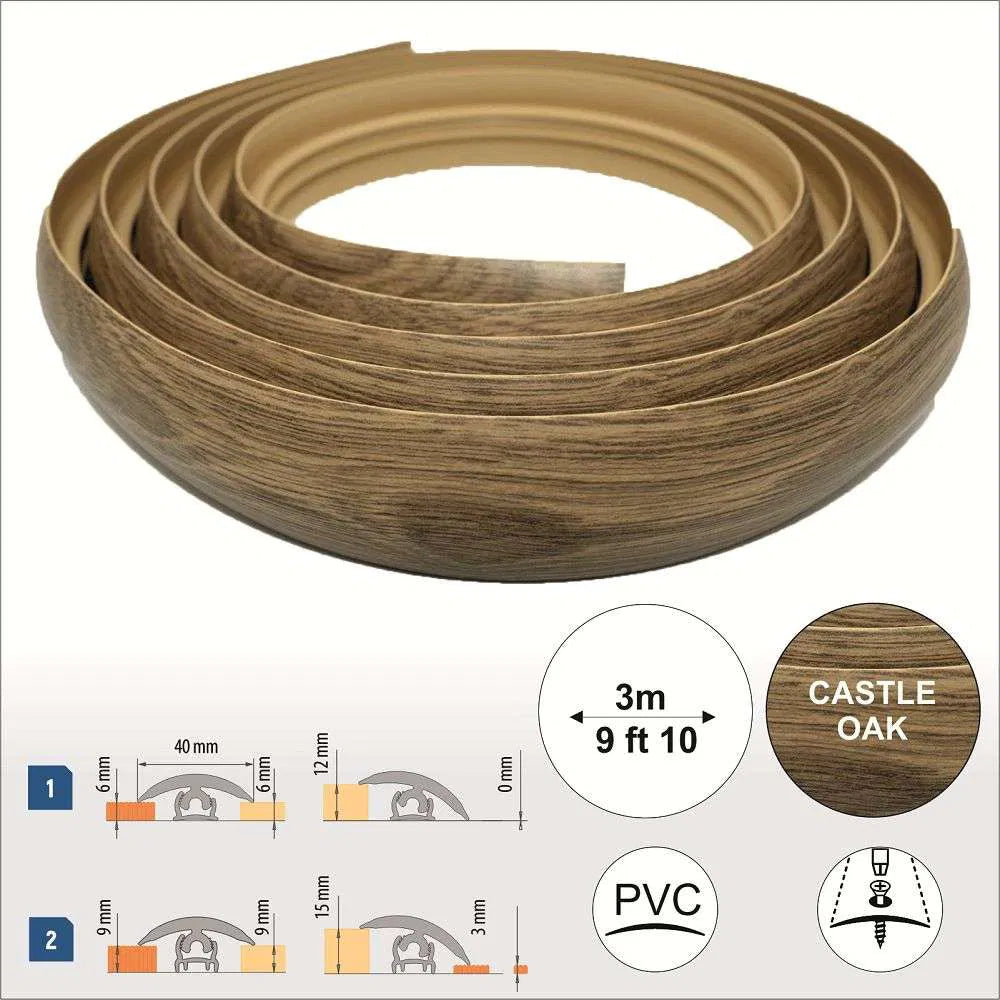  Flex Line Pvc Flexible Flooring Transition Profile Door Threshold