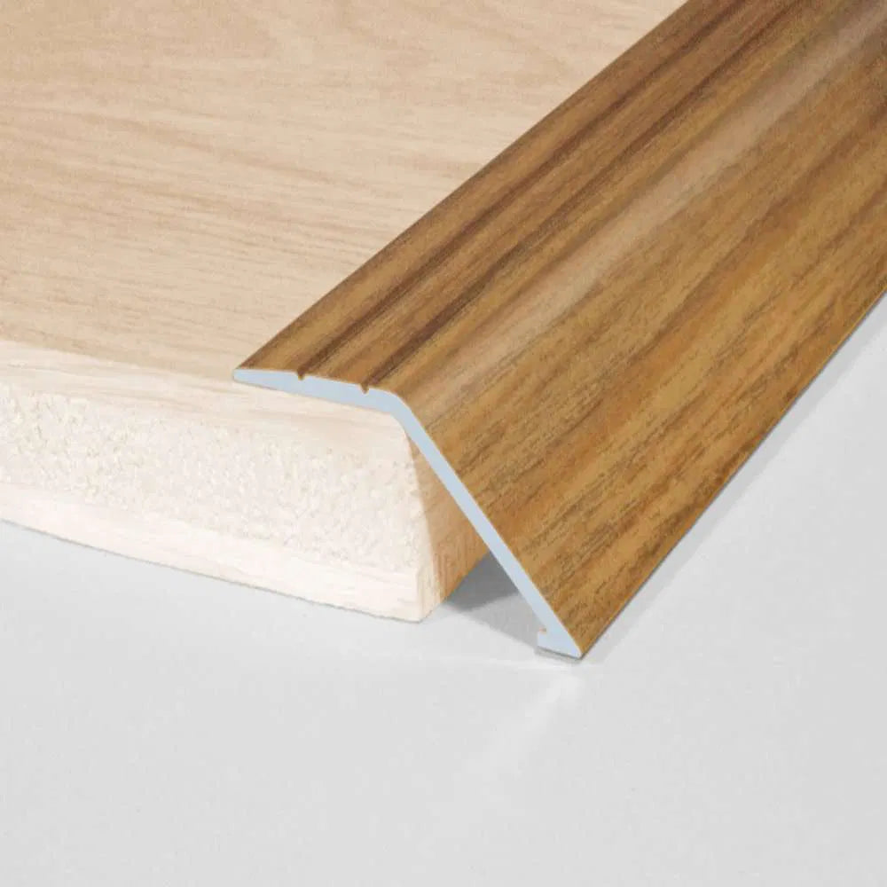 Aluminium Wood Effect Self Adhesive Door Threshold Ramp Profile