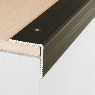 Non Slip Ribbed Treads Stair Nosing Edge Trim