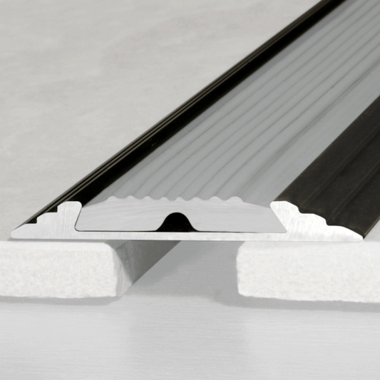 50mm Anodised Aluminium Flat Non Slip Door Threshold Strip