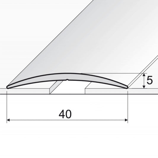 Anodised Aluminium Self Adhesive Door Threshold Strip