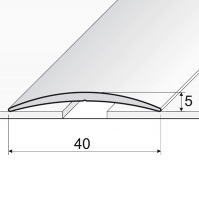 Aluminium Wood Effect Self Adhesive Door Threshold Strip