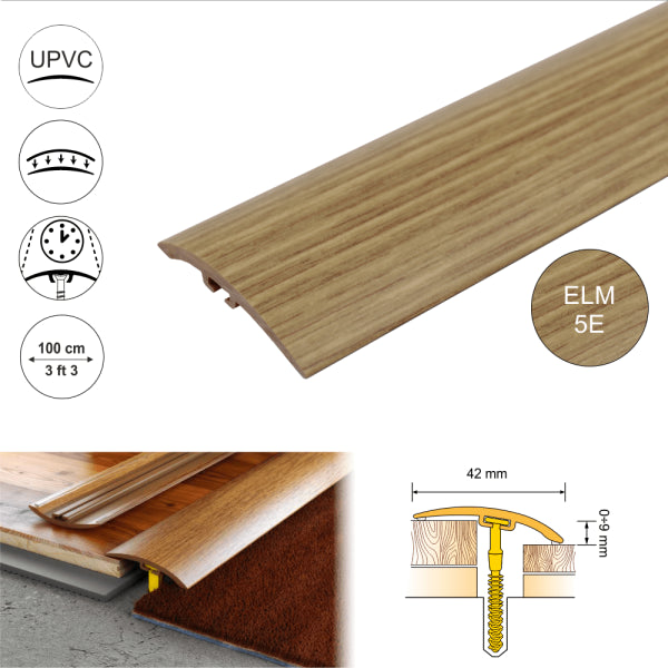 Pvc Wood Effect Door Threshold Strip