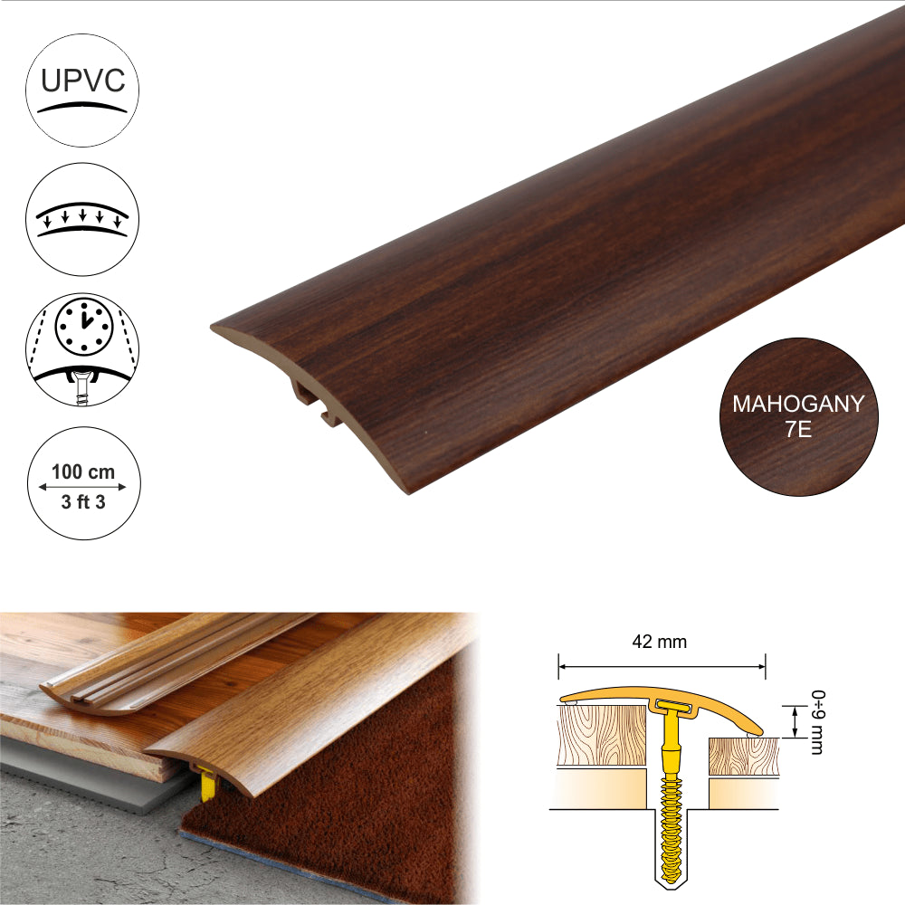 Pvc Wood Effect Door Threshold Strip