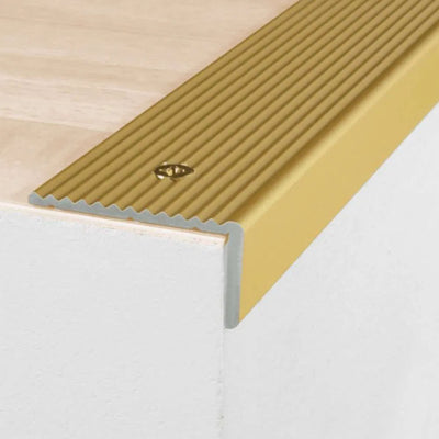  Non Slip Ribbed Treads Stair Nosing Edge Trim