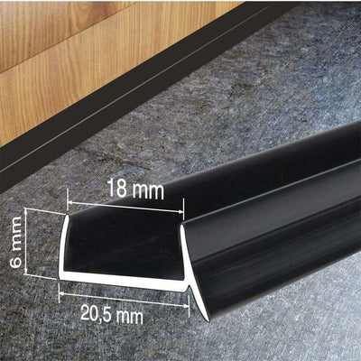 18mm Pvc Kitchen Plinth Sealing Strip