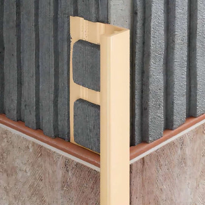 PVC Straight Edge L shaped Tile Trim 