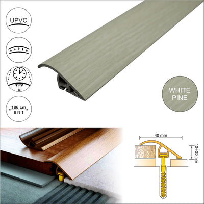 Pvc Wood Effect Door Threshold Ramp Profile